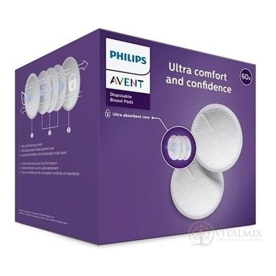 AVENT Ultra comfort PRSNÍ VLOŽKY jednorázové 60 ks – Zboží Mobilmania