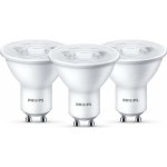 Philips LED 4.7-50W, GU10 2700K, 3ks 929001250494 – Sleviste.cz