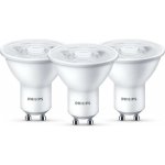 Philips LED 4.7-50W, GU10 2700K, 3ks 929001250494 – Zboží Živě