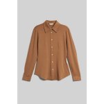 Gant slim jersey shirt hnědá – Hledejceny.cz