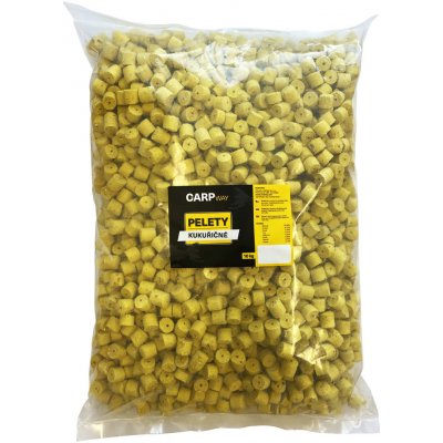 Carpway Pelety Kukuřičné Žluté S Dírou 10kg 12mm