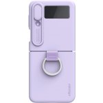 Pouzdro NILLKIN CAM SHIELD SILKY s držákem Samsung Galaxy Z Flip 4 5G fialové – Zboží Mobilmania