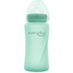 Everyday Baby Láhev sklo odolná mint green 240ml – Zboží Dáma