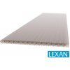 Střešní krytiny Lexan komorová 16 mm 2UV 5000 x 1050 mm kouřová 1 ks