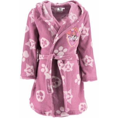 SunCity Dívčí fleece župan s kapucí Tlapková patrola - Skye – Hledejceny.cz