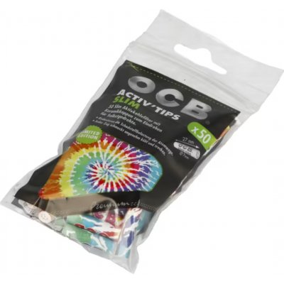 OCB Activ Tips cigaretový filtr 7 mm 50 ks – Sleviste.cz