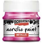 Pentart akrylové barvy metal 50 ml magenta – Zboží Dáma
