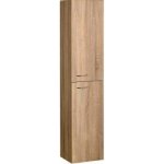 Aqualine ZOJA/KERAMIA FRESH skříňka vysoká 25x140x20cm, dub platin – Zboží Mobilmania