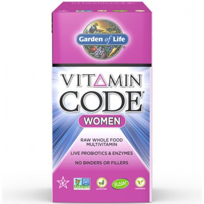 Garden of Life Vitamin Code RAW multivitamin pro ženy 120 kapslí – Sleviste.cz