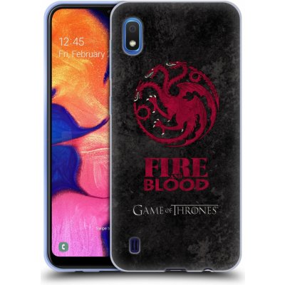 Pouzdro Silikonové mobil Samsung Galaxy A10 - Head Case - Hra o trůny - Sigils Targaryen - Fire and Blood – Zbozi.Blesk.cz