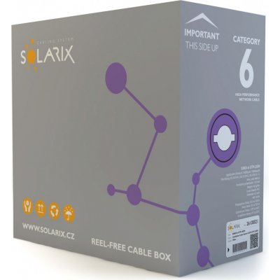 Solarix SXKD-6-UTP-LSOH CAT6 UTP LSOH, 305m – Zbozi.Blesk.cz