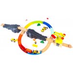 Aga4Kids Dřevěná vláčkodráha DS5645 33 dílů – Zboží Dáma