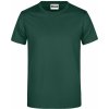 Pánské Tričko Inzep James & Nicholson 0790 tričko pánské krátký rukáv tmavě zelená