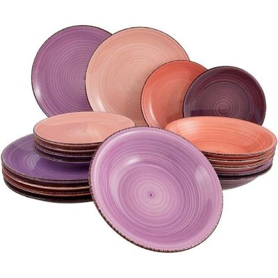 HIT Jídelní sada talířů Mykonos 18 ks – Zboží Dáma