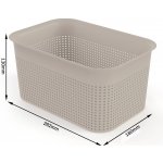 Rotho Úložný box Brisen 4,5L cappuccino – Zboží Dáma