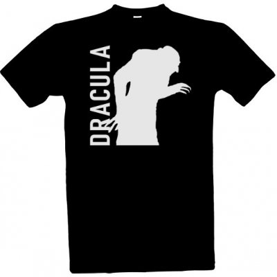 Tričko s potiskem Hrabě Dracula pánské černá