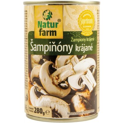 Naturfarm Žampiony krájené 280g – Zboží Dáma