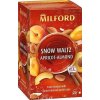 Čaj MILFORD Ovocný čaj Snow Waltz meruňka mandle 20 x 2,5 g