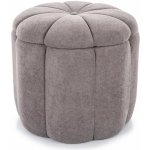 Textilomanie Šedý taburet TUP s úložným prostorem 45x45 cm – Zboží Dáma