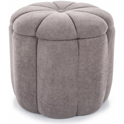 Textilomanie Šedý taburet TUP s úložným prostorem 45x45 cm – Zboží Dáma