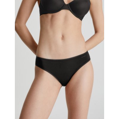 Calvin Klein Dámské kalhotky Bikini Briefs Sheer Marquisette 000QF6817EUB1 černá – Zboží Mobilmania