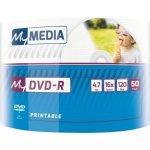 MyMedia DVD-R 4,7MB 16x, printable, spindle, 50ks (69202) – Zboží Živě