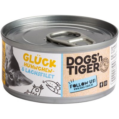 Dogs'n Tiger Glück filet z kuřete a lososa 12 x 70 g