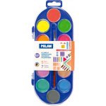 Milan vodové barvy 12 barev 30mm 449416 – Zboží Dáma