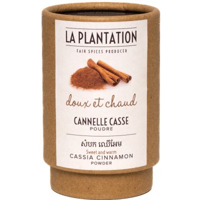 La Plantation Skořice mletá Cassia Cinamon tubus 50 g – Hledejceny.cz