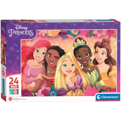 Clementoni Maxi Super Color Disney Princess 24 dílků – Hledejceny.cz