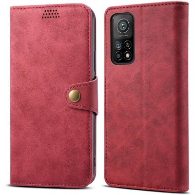 Pouzdro Lenuo Leather Xiaomi Mi 10T/10T Pro, červené – Sleviste.cz