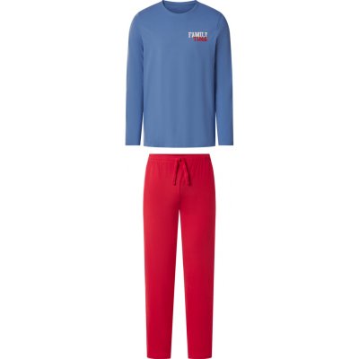 esmara Men pánské pyžamo modrá/červená – Zbozi.Blesk.cz