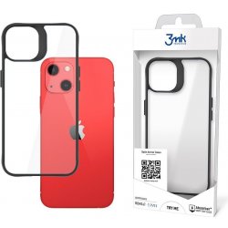 3MK iPhone 13 Satin Armor Case+ čiré s černým rámečkem