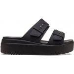 Crocs Brooklyn Buckle Low Wedge black – Zboží Mobilmania