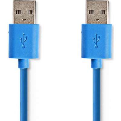 Nedis CCGP61000BU20 USB 3.0, A Zástrčka - A Zástrčka, 2m, modrý – Sleviste.cz