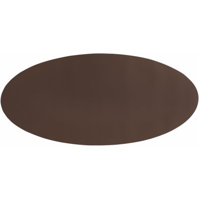 Tiseco Prostírání velké ovál oval imitace kůže hnědé 33x70cm – Zboží Mobilmania