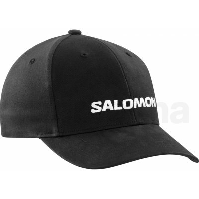 SALOMON Logo Cap Black Černá