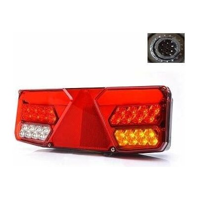 WAS W137/1038 Koncové světlo připojení TYCO, pravé 12/24V LED – Hledejceny.cz