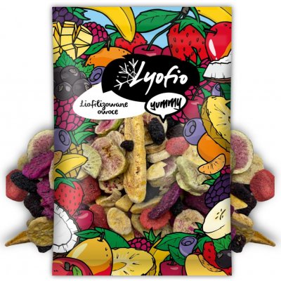 Lyofio Barevný mix ovoce 100 g – Zboží Dáma