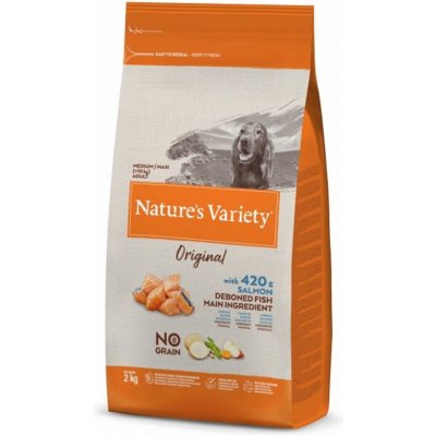 Natures Variety Original No Grain Medium Adult losos 2 x 12 kg