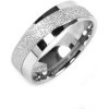 Prsteny SILVEGO Snubní ocelový prsten pro muže a ženy KMR9617