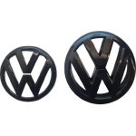 VW GOLF VI (2008-2014) přední a zadní znak, logo (14cm a 10,9cm) - černá | Zboží Auto