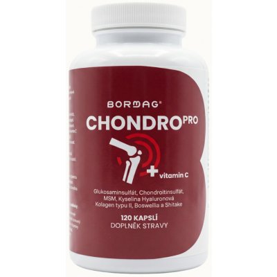 BORMAG CHONDROPRO klouby, boswellia, shiitake 120 kapslí – Hledejceny.cz