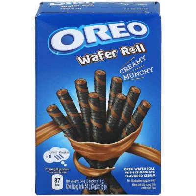 Oreo Wafer Roll Chocolate 54 g – Zbozi.Blesk.cz