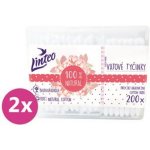 Linteo Papírové Vatové tyčinky 100% natural 200 ks – Zbozi.Blesk.cz