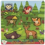 Teddies vkládačka Moje první lesní zvířátka 6 ks – Hledejceny.cz
