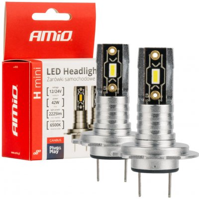Žárovky do světlometů H7 řady H-mini AMiO LED | Zboží Auto