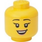 LEGO® Úložný box Hlava šťastná dívka mini 40330802 – Zboží Mobilmania