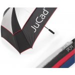 JuCad Umbrella Windproof with pin 68" červenástříbrná – Zboží Dáma