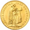 Münze Österreich Zlatá mince 100 Korona Františka Josefa I. 1908 Uherská Novoražba 33,87 g